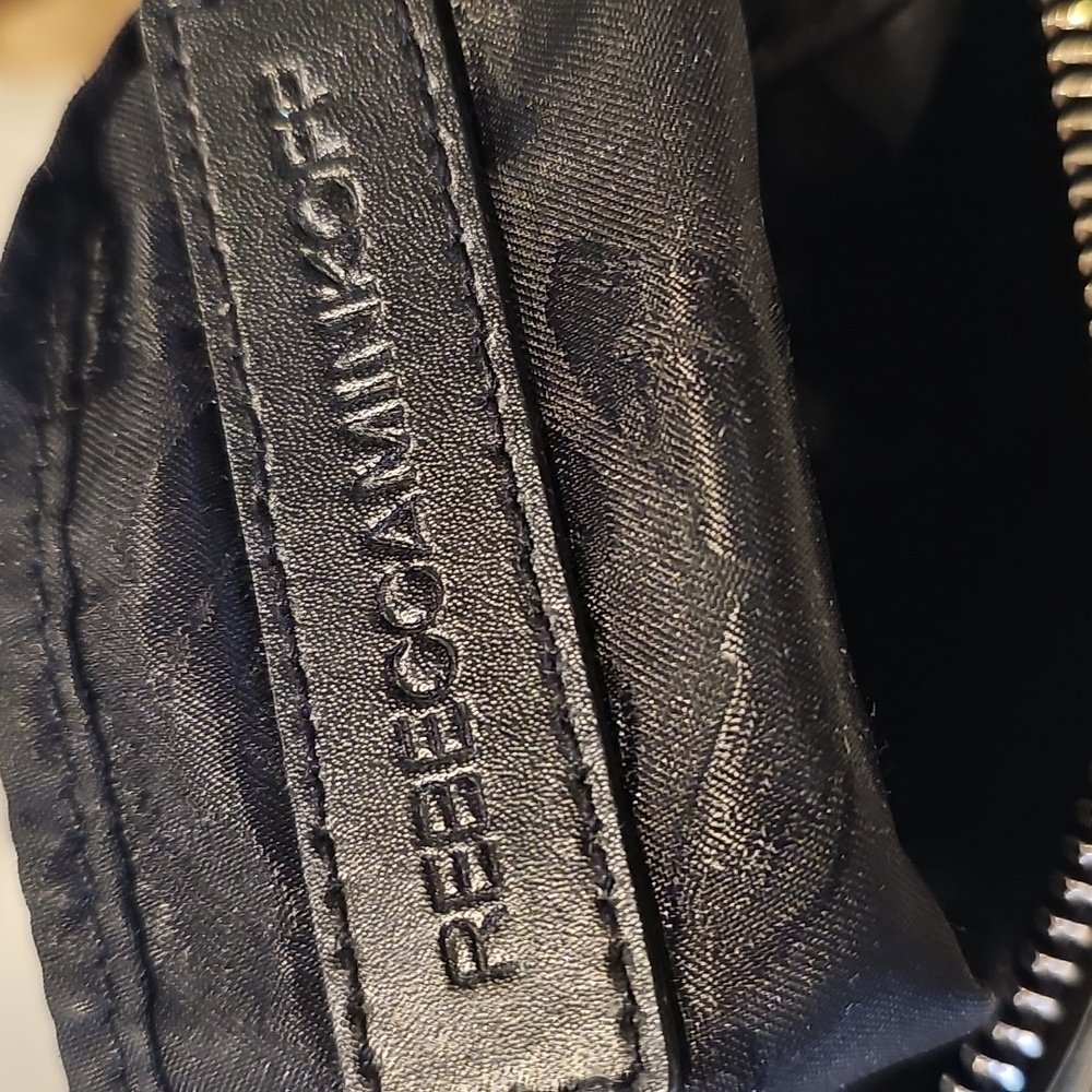 Rebecca Minkoff Black Leather Crossbody Bag Good Condition - Picture 11 of 12